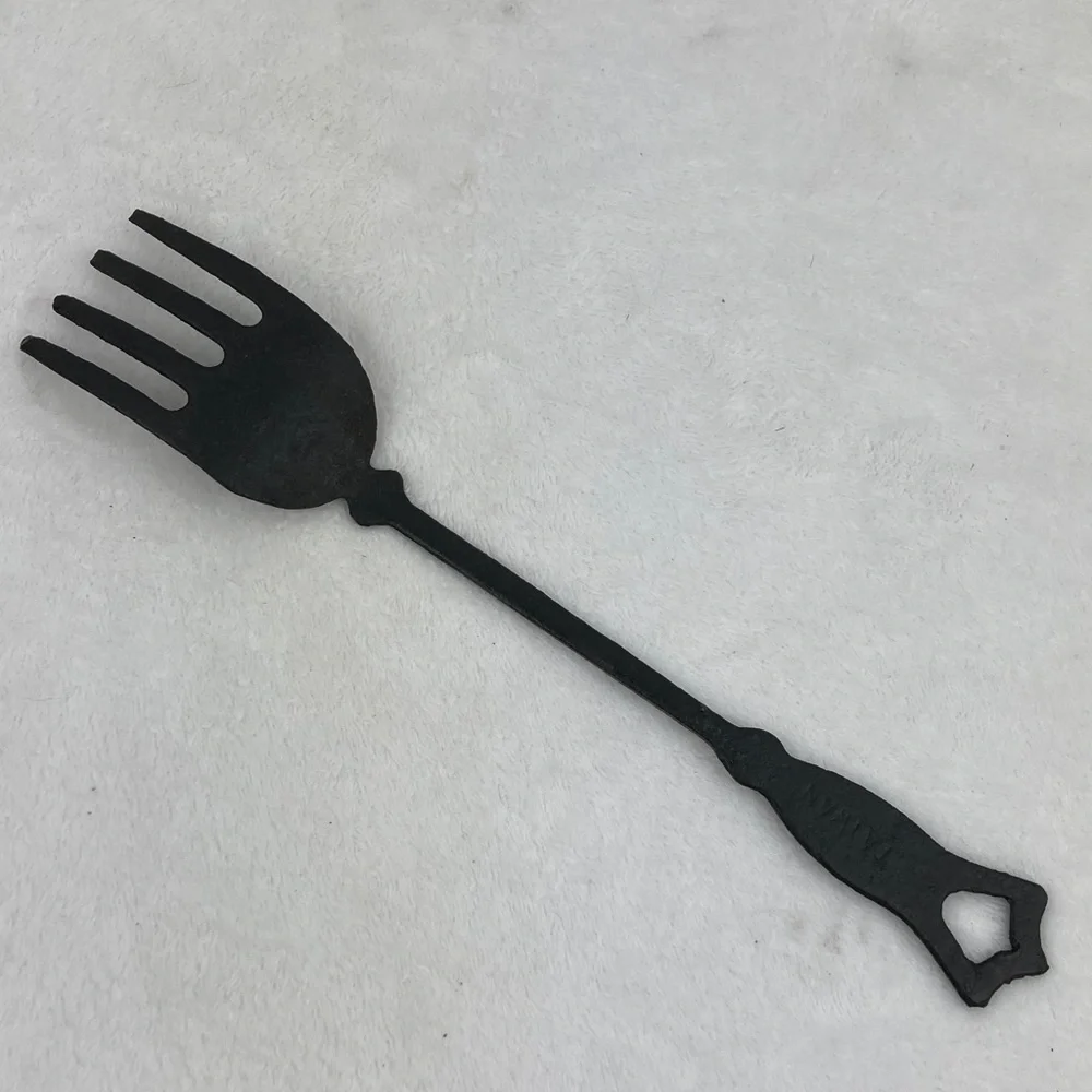 Vintage Set of 4 Black Cast Iron Kitchen Tools 11”
